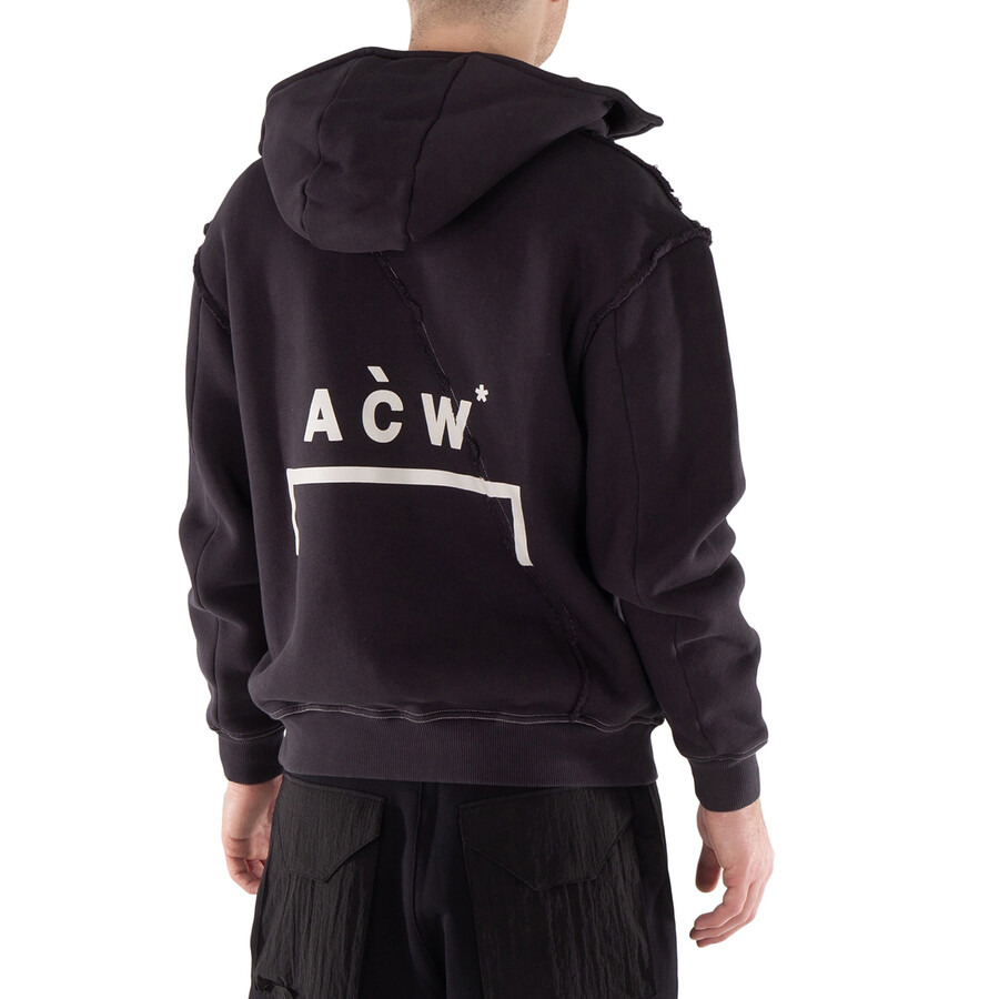 A Cold Wall Men's Black Printed Aspect Hoodie - 4