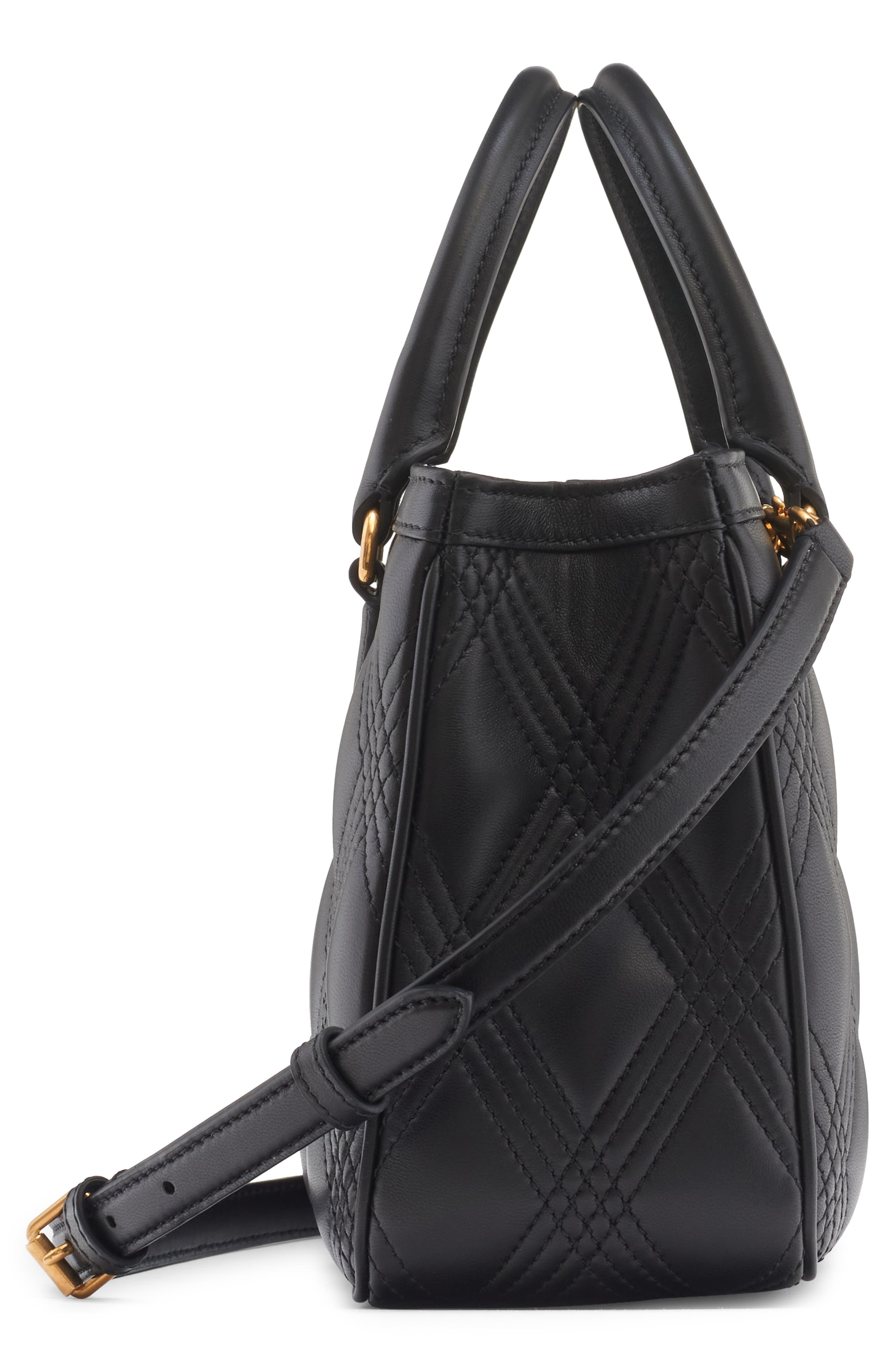 Valentino Garavani Quiltie 67 Leather Satchel in Nero at Nordstrom - 6