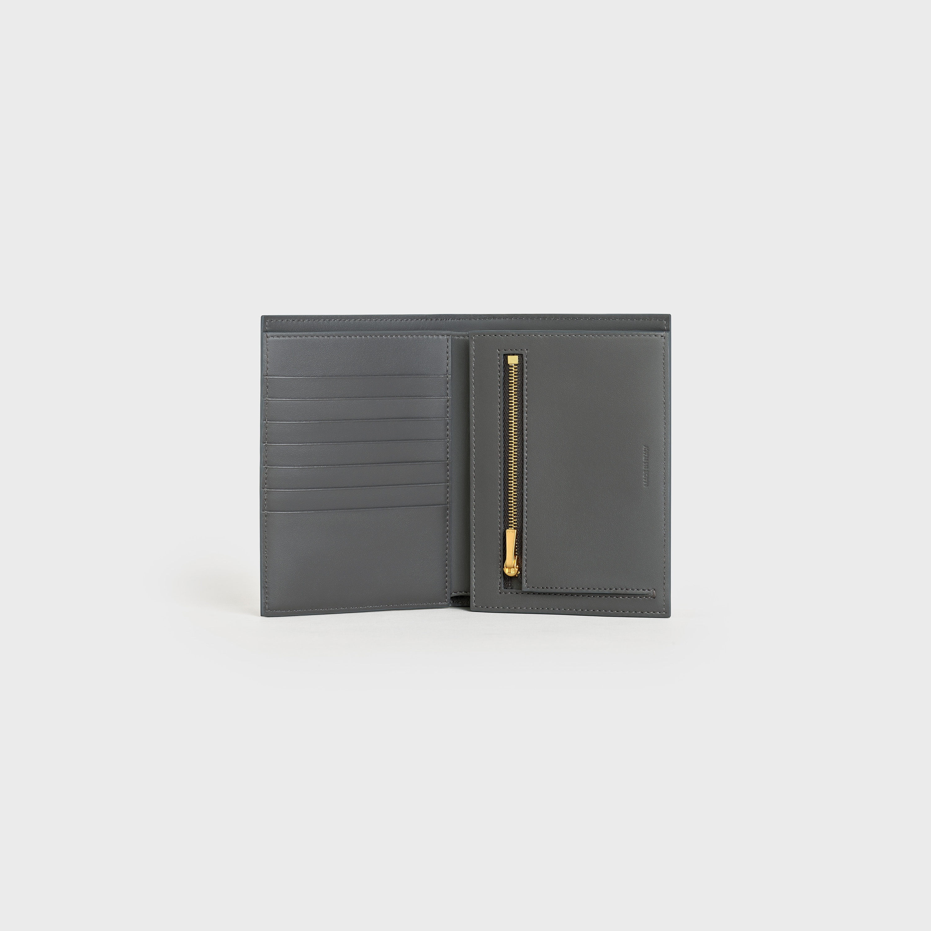 Medium strap wallet in Bicolour Grained Calfskin - 4