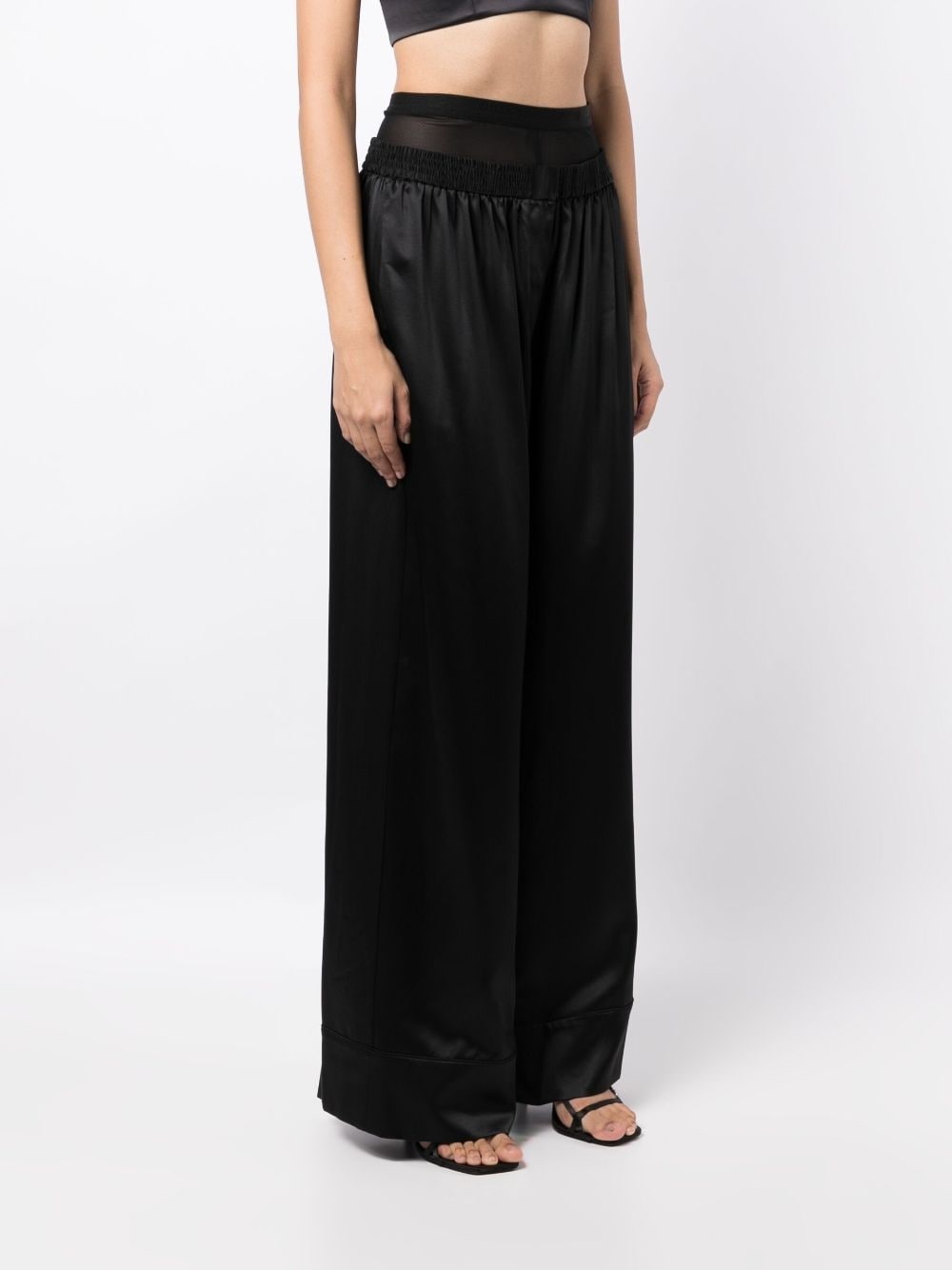 layered mesh boxer trousers - 3