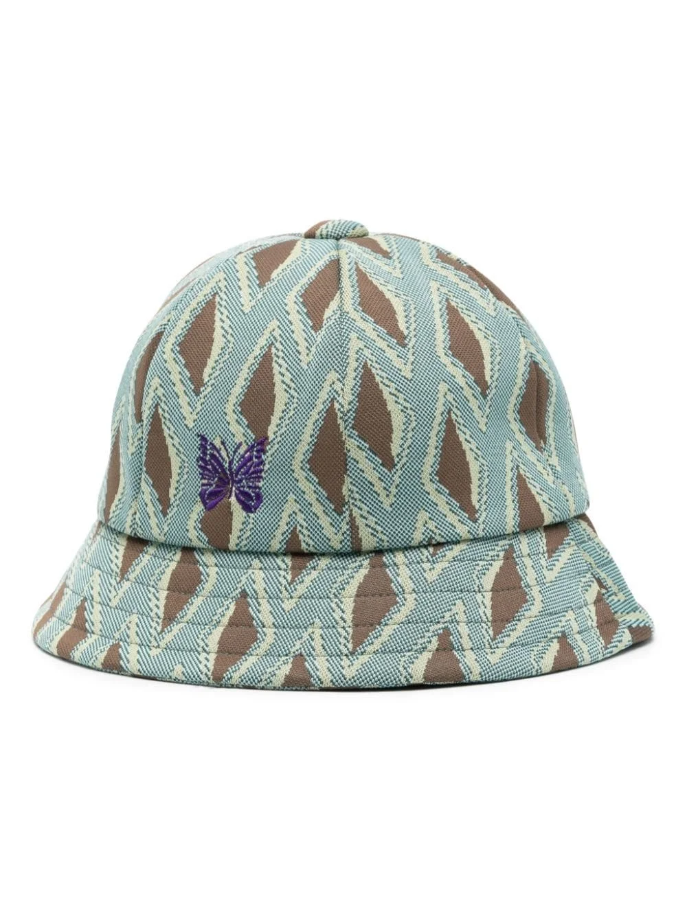 abstract-print bucket hat - 1