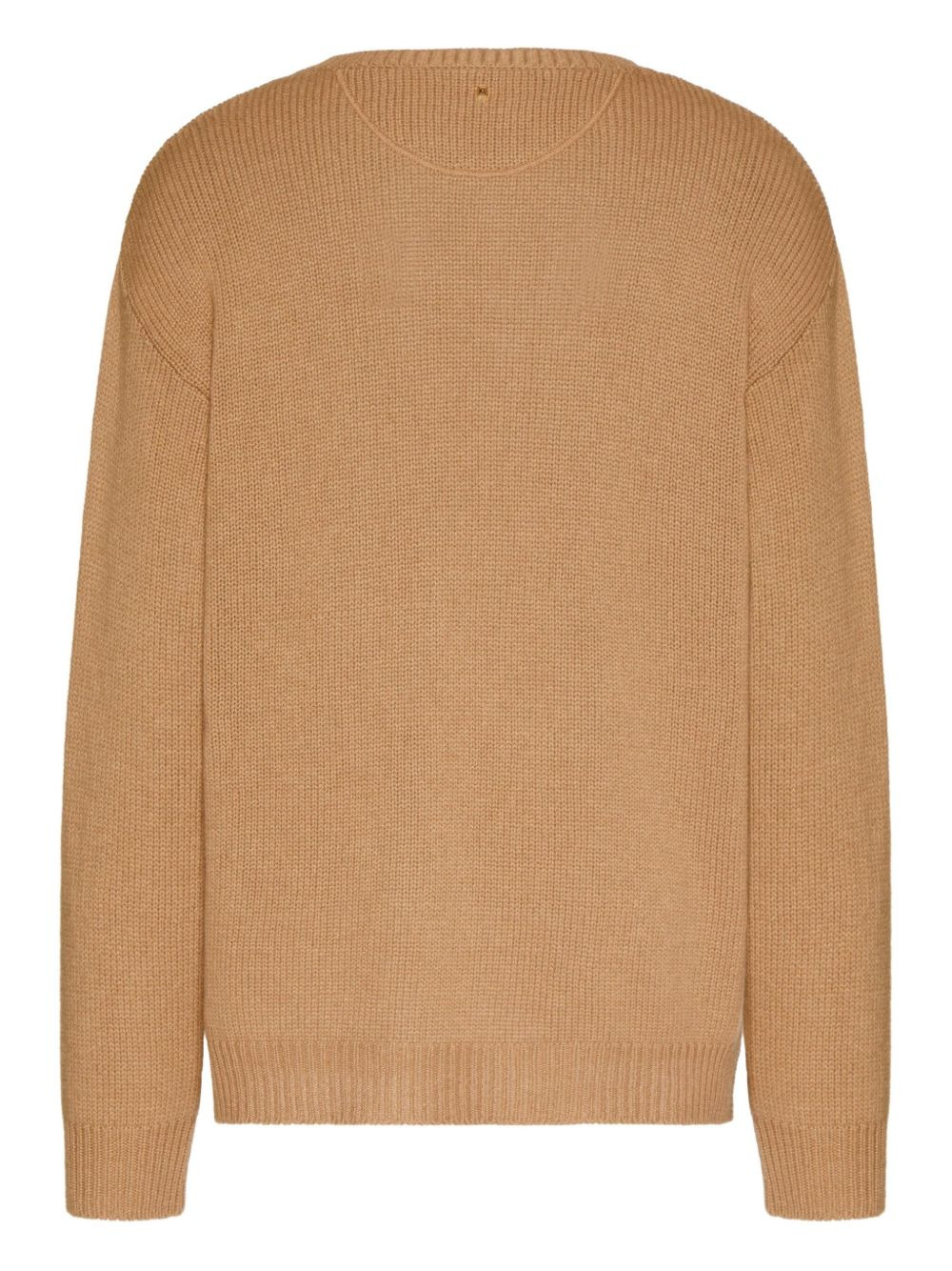 stud-embellished cashmere jumper - 2