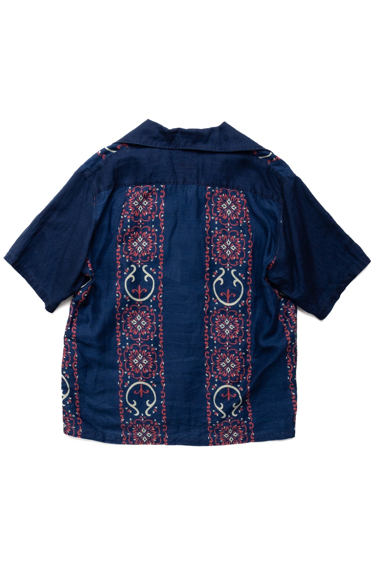 French Cloth Linen HAVANANAJA WRANGLE Collar CUBA Shirt - Red - 3