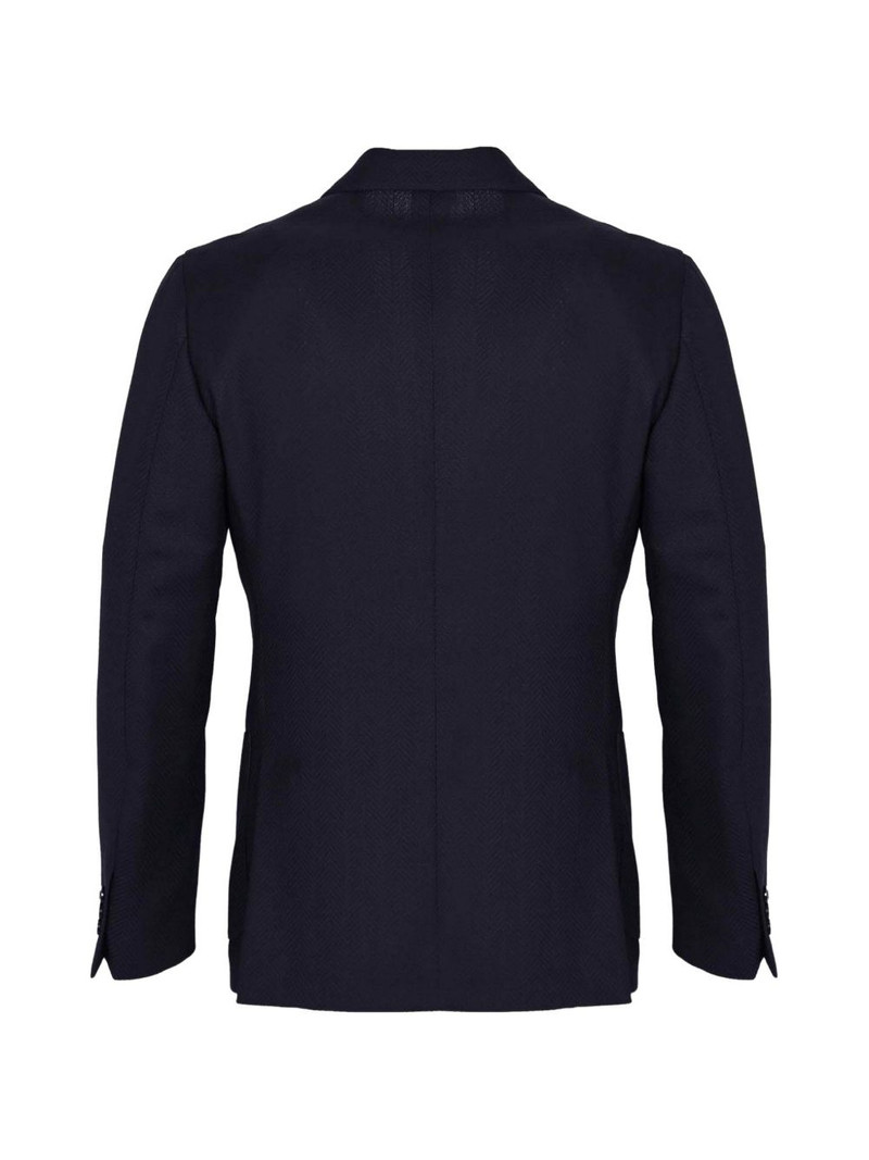LARDINI single-breasted wool blazer outlook