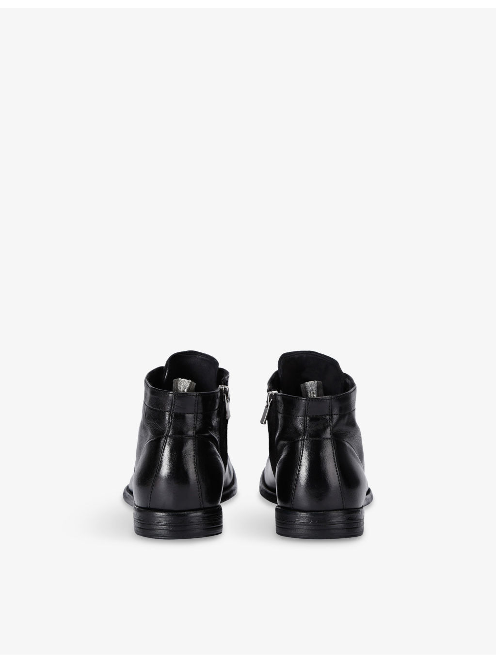 Arc No-Lace Leather Boots - 4