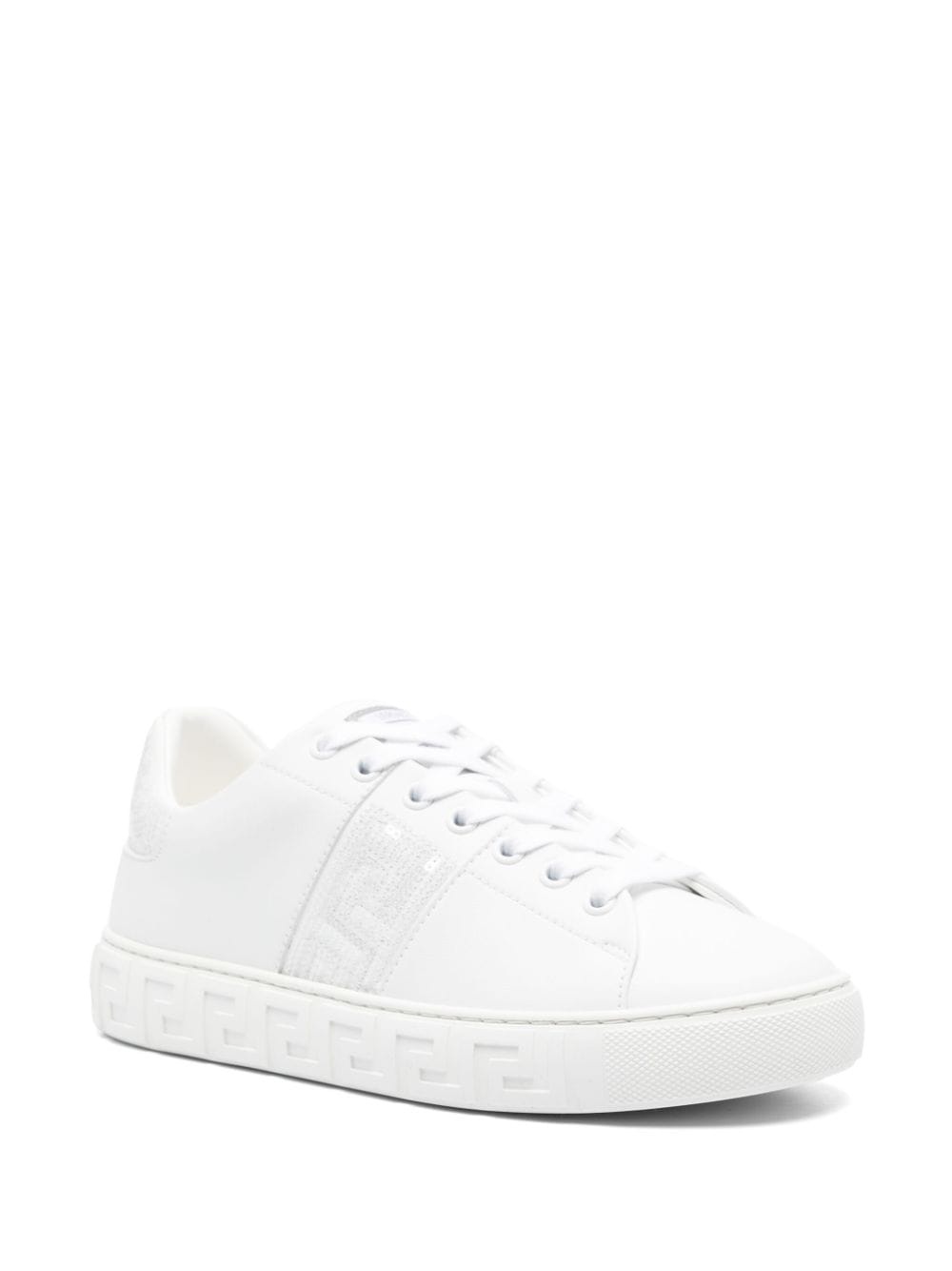 Greca-embellished sneakers - 2