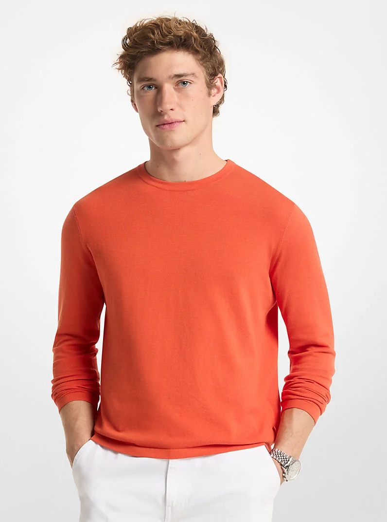 Cotton Jersey Sweater - 1