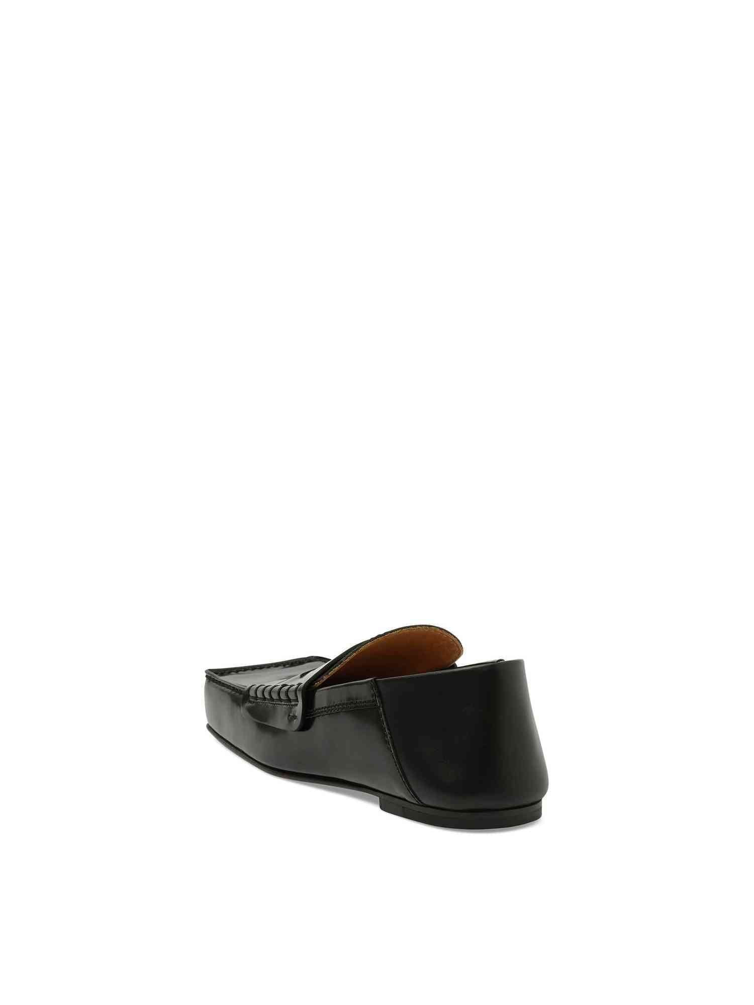 Les Moccasins Carre in Black - 3