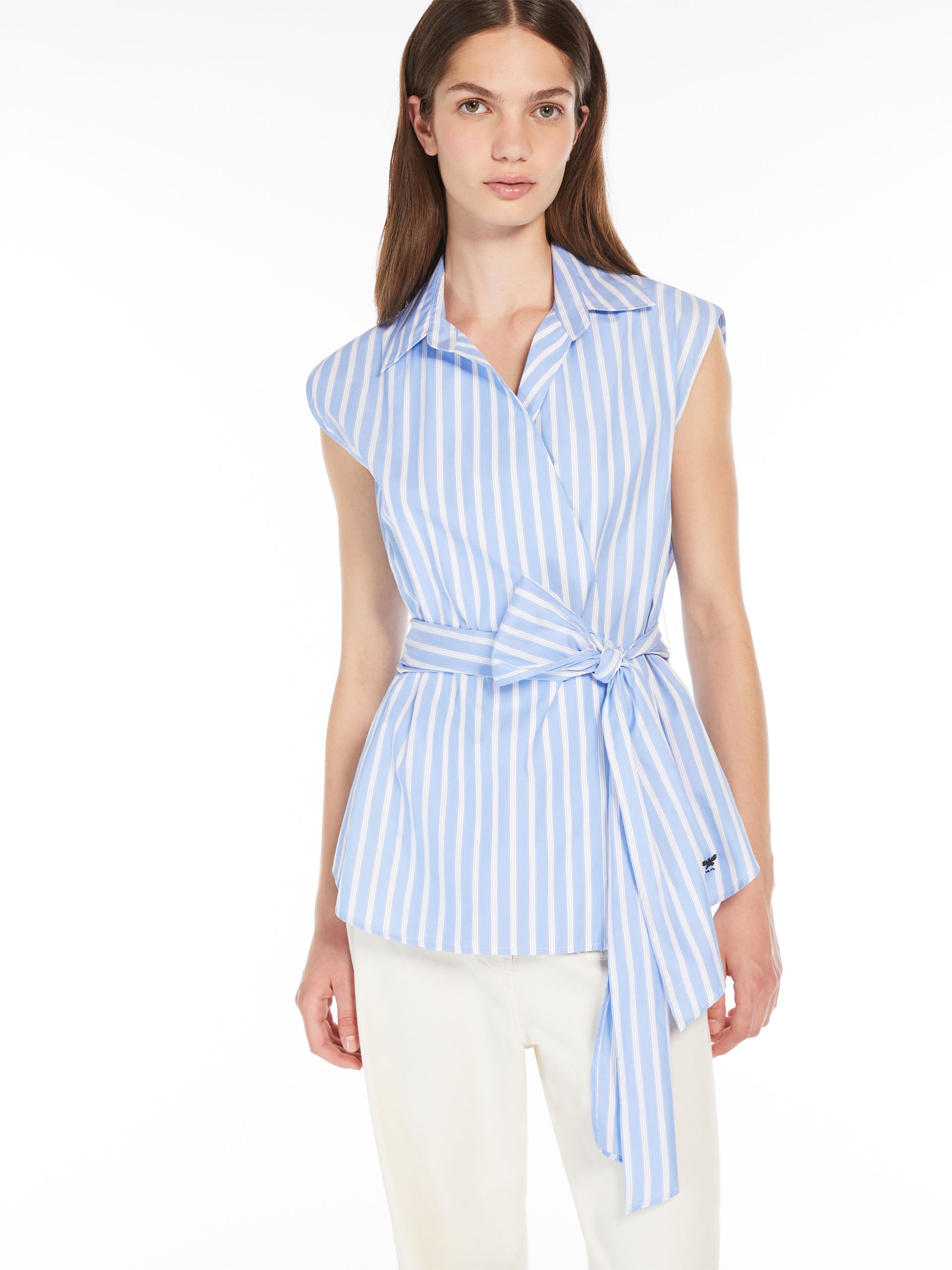 DAKAR Sleeveless poplin shirt - 5
