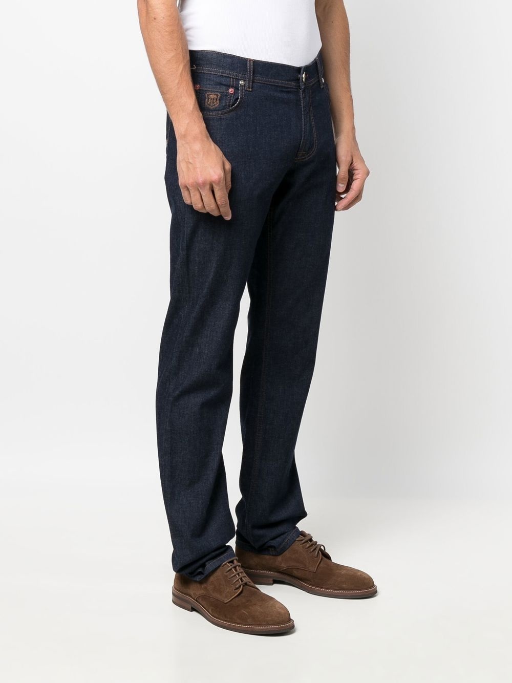 slim-cut denim jeans - 3
