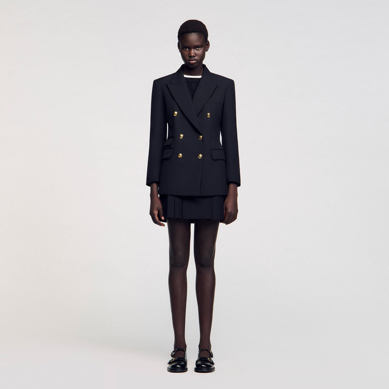Sandro DOUBLE-BREASTED SUIT JACKET outlook