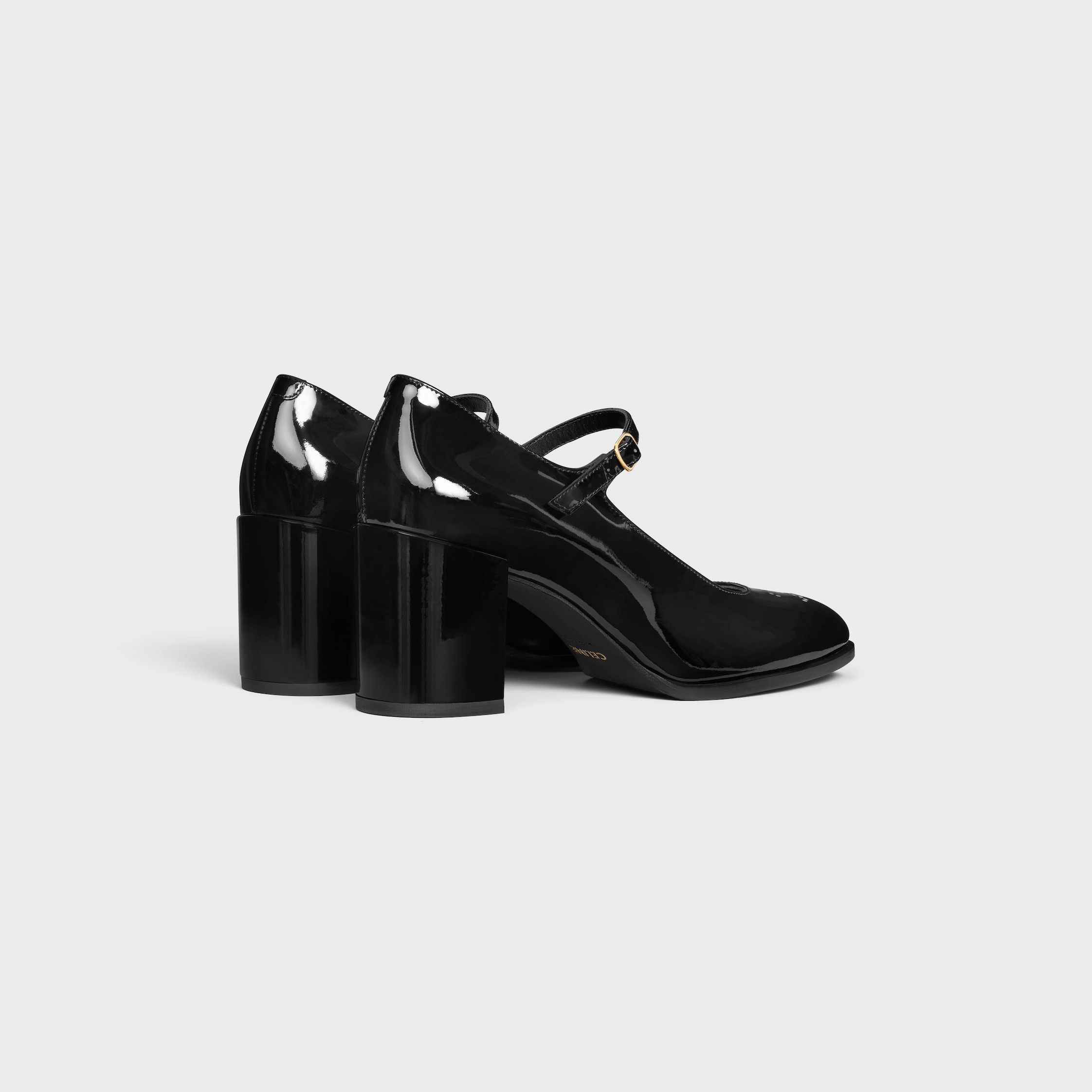 CELINE LILY PERFORATED TRIOMPHE BABIES in PATENT CALFSKIN - 3