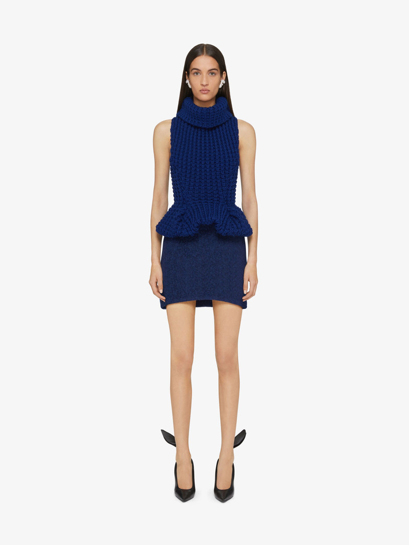 Givenchy MINI SKIRT IN BOUCLETTE ALPACA WOOL outlook