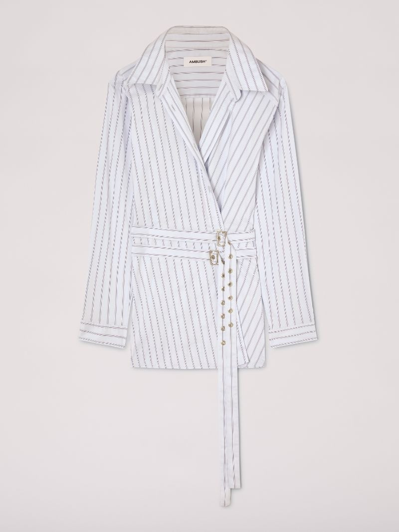 STRIPED SHIRT DRESS 1