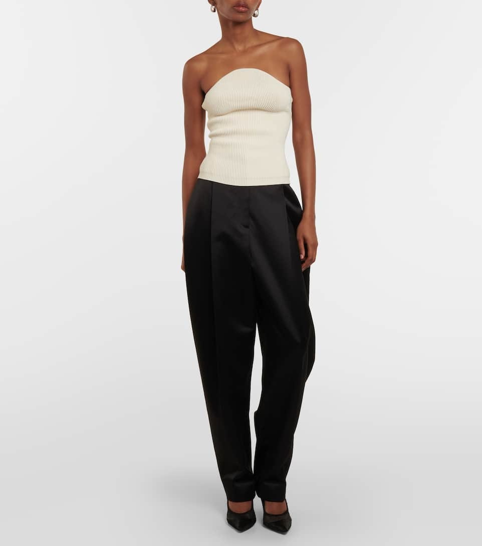Jericho ribbed-knit bustier - 2