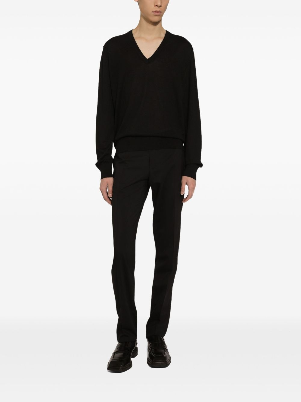 wool tailored trousers - 2