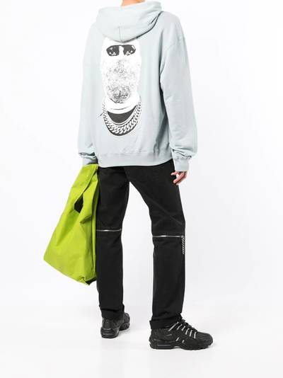 ih nom uh nit graphic-print hoodie outlook