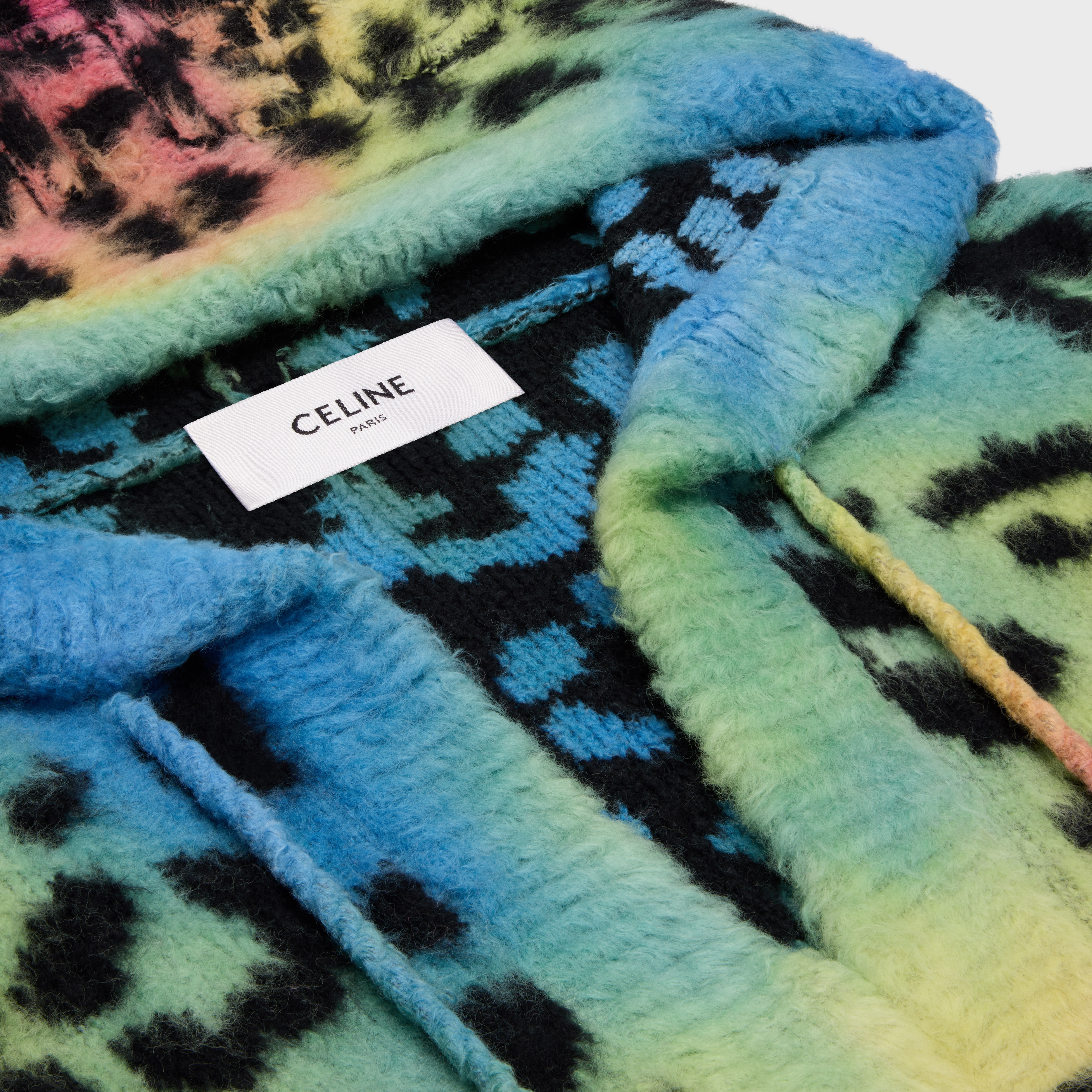 oversized baja in leopard print brushed cotton - 3