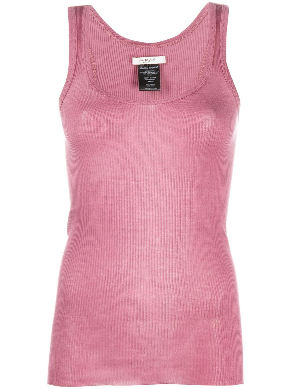 ribbed tank top - 1