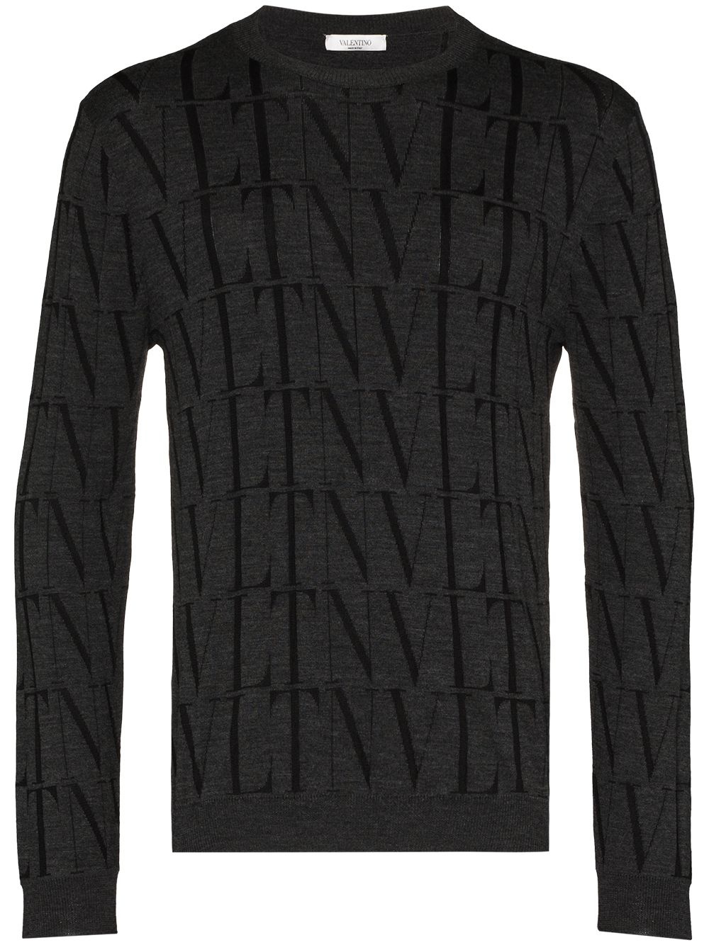 VLTN fine-knit jumper - 1