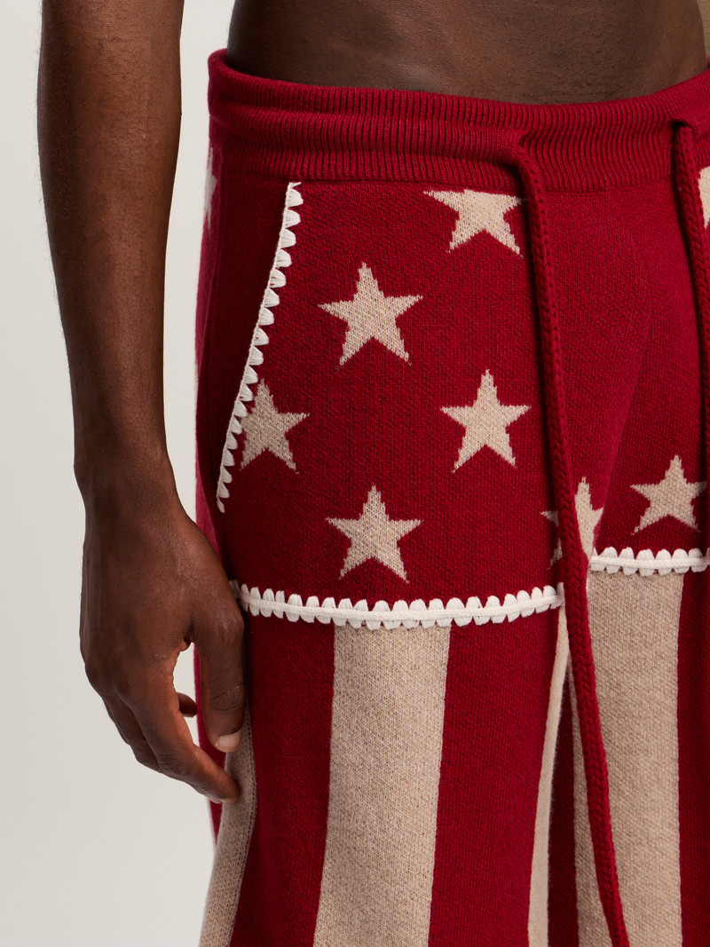 Stars&Stripes Knit Shorts 5
