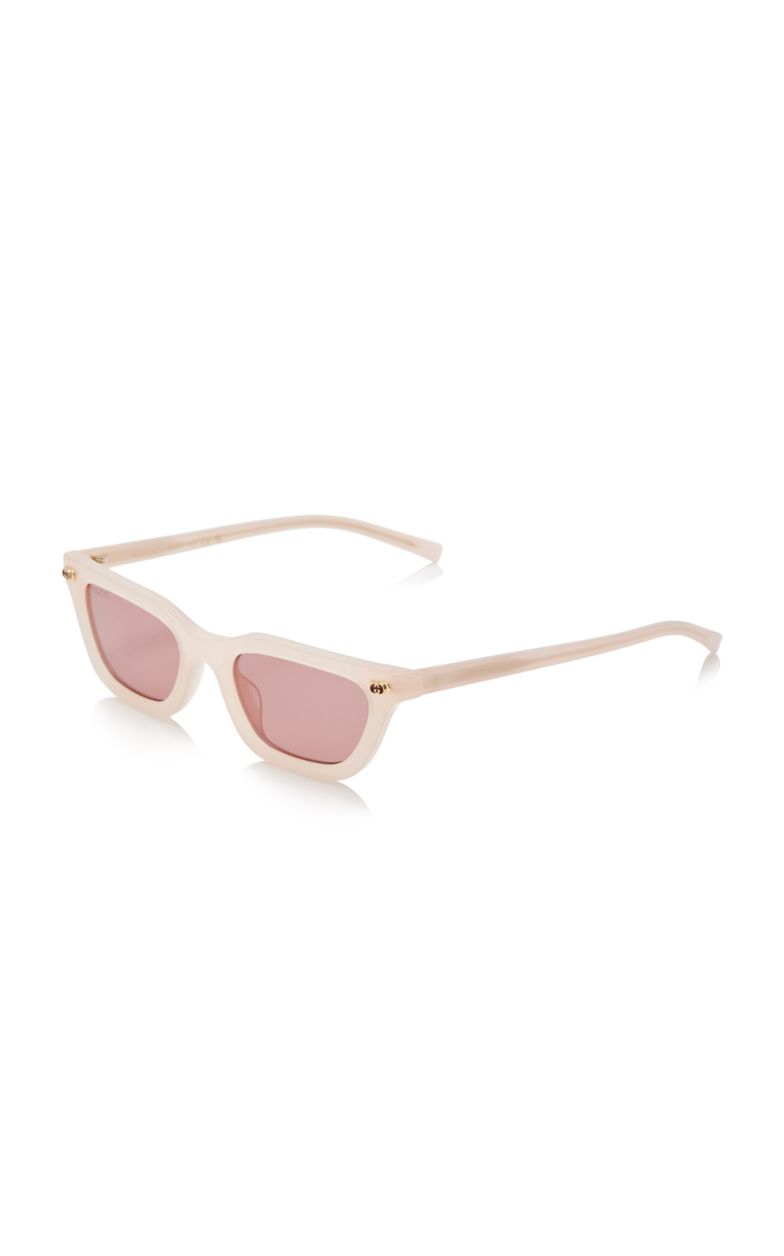 Square-Frame Acetate Sunglasses pink - 3