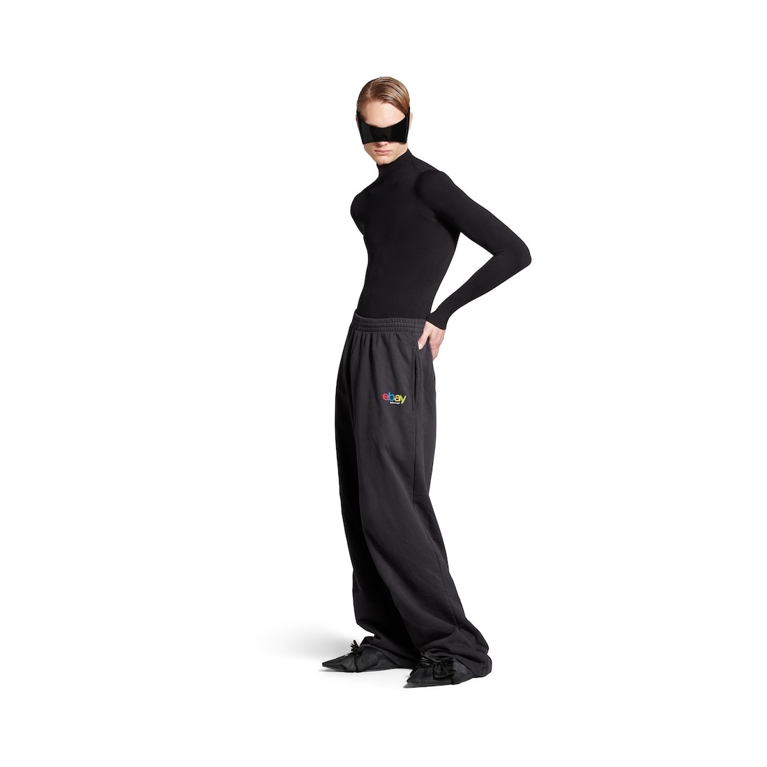 Men's Ebay Baggy Sweatpants in Black - 2