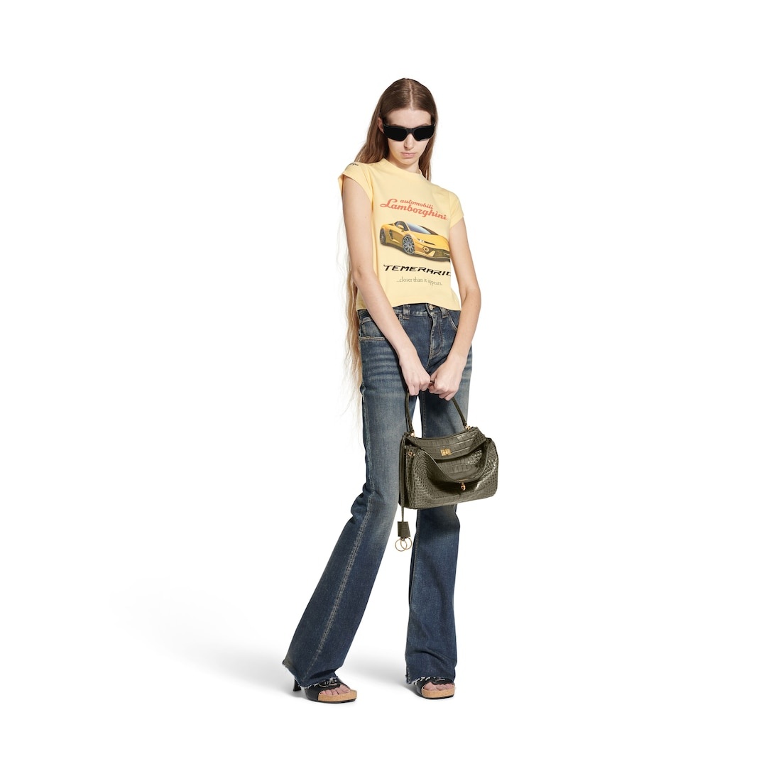 Women's Rodeo Handbag Small  in Army Green - 7