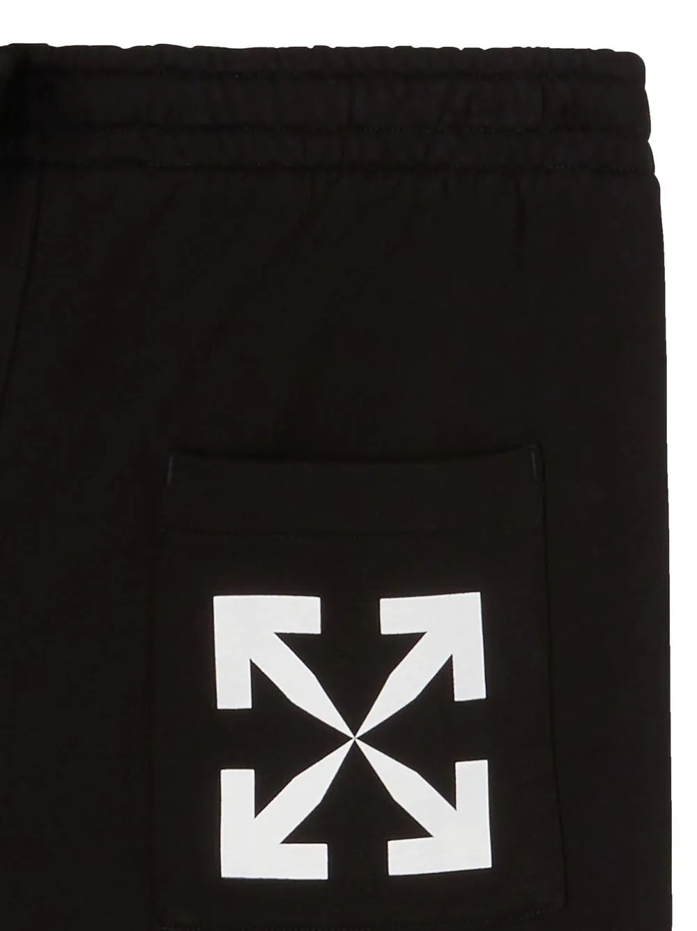 Arrows-print cotton joggers - 5