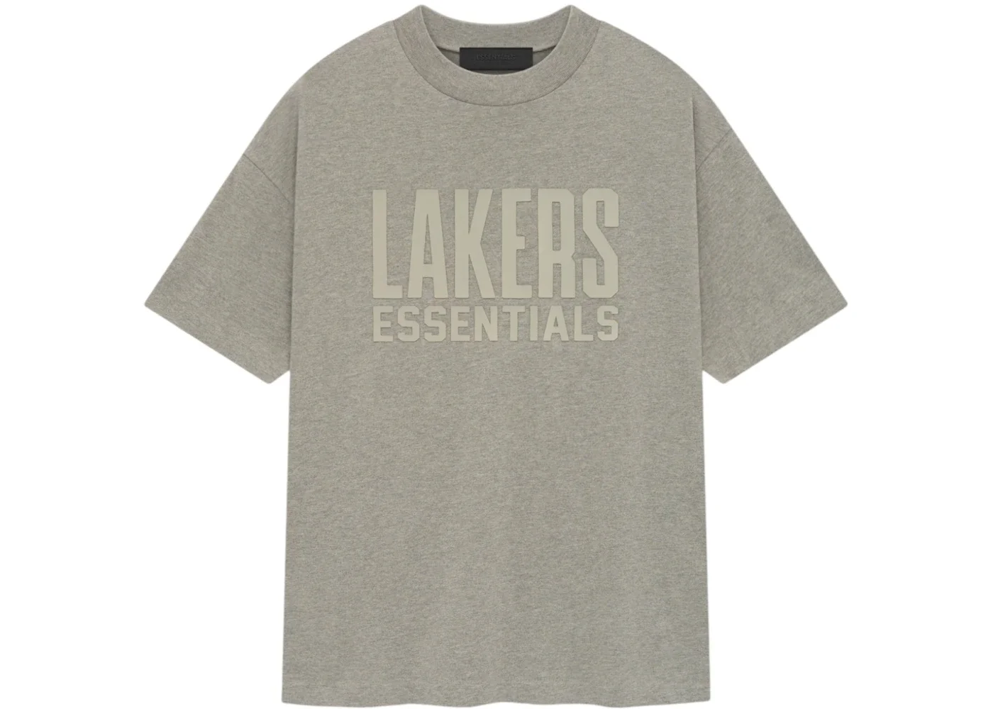 Fear of God Essentials Lakers Tee Warm Heather - 1