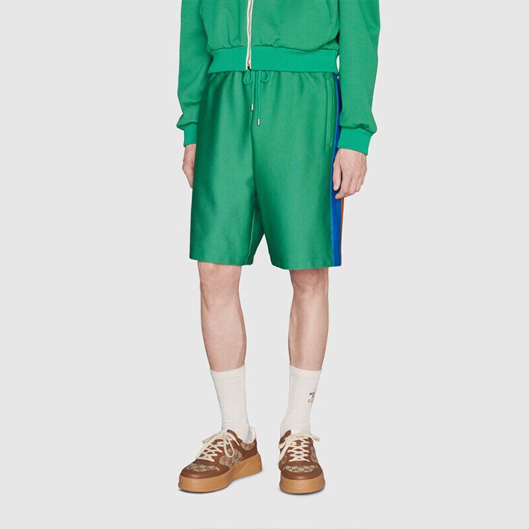 Gucci x The North Face Nylon Shorts 'Green' 676596-XJDWQ-3334 - 4