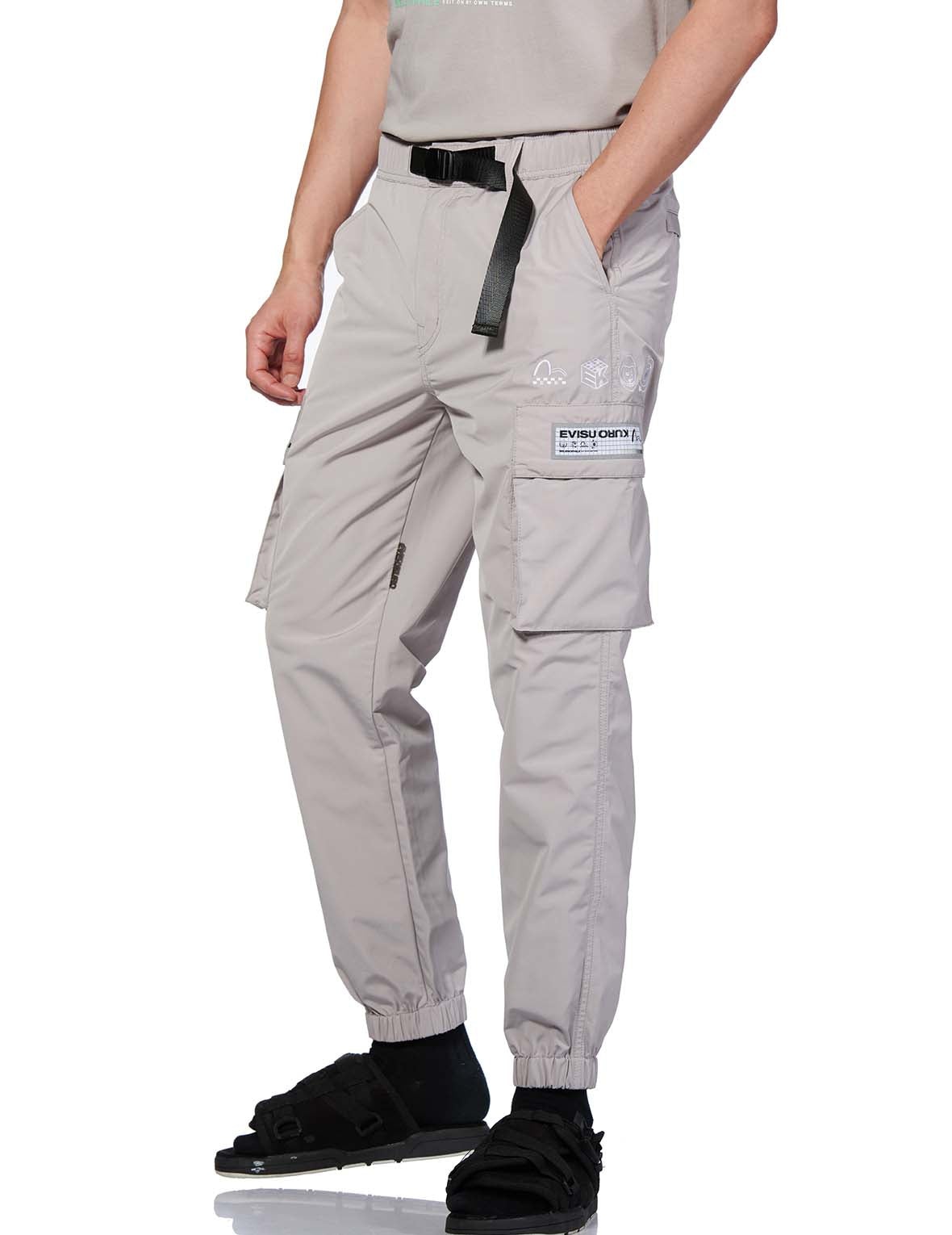 Herringbone Belt Cargo Pants - 7
