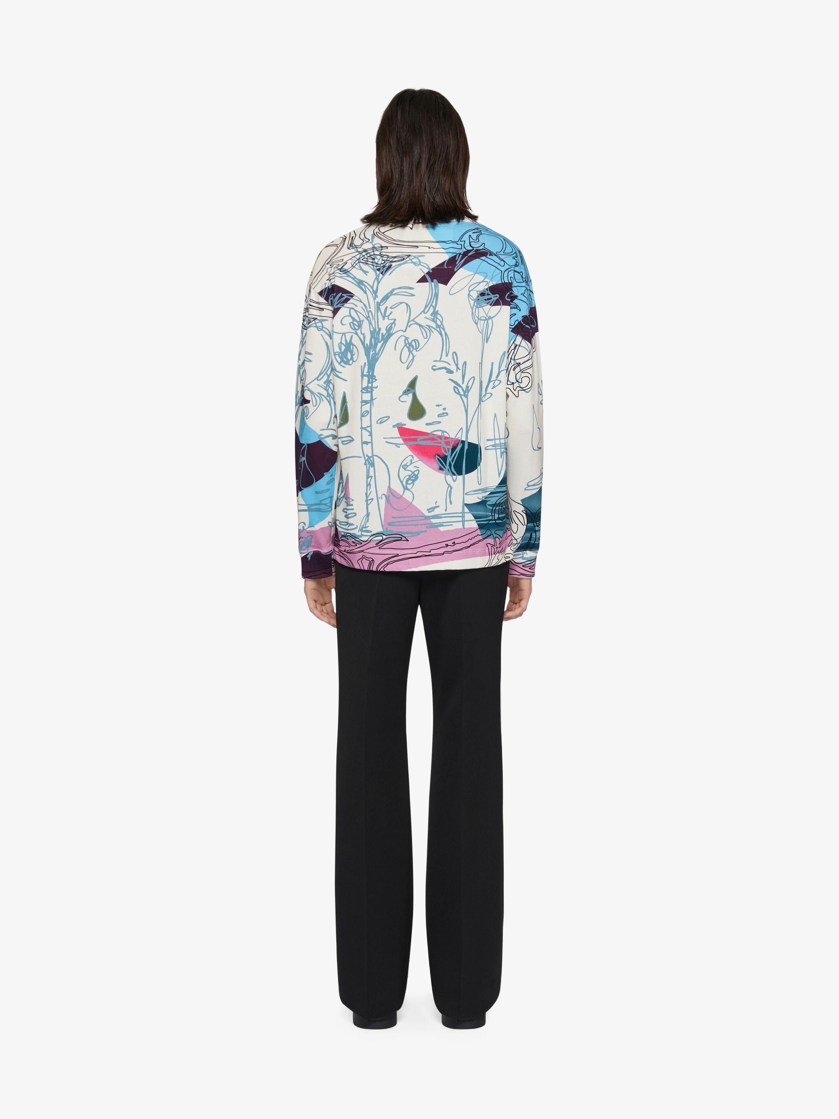 PRINTED MULTICOLOR T-SHIRT IN COTTON - 3