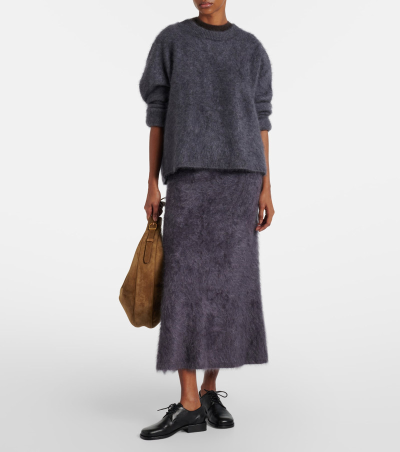 LISA YANG Asta cashmere midi skirt outlook