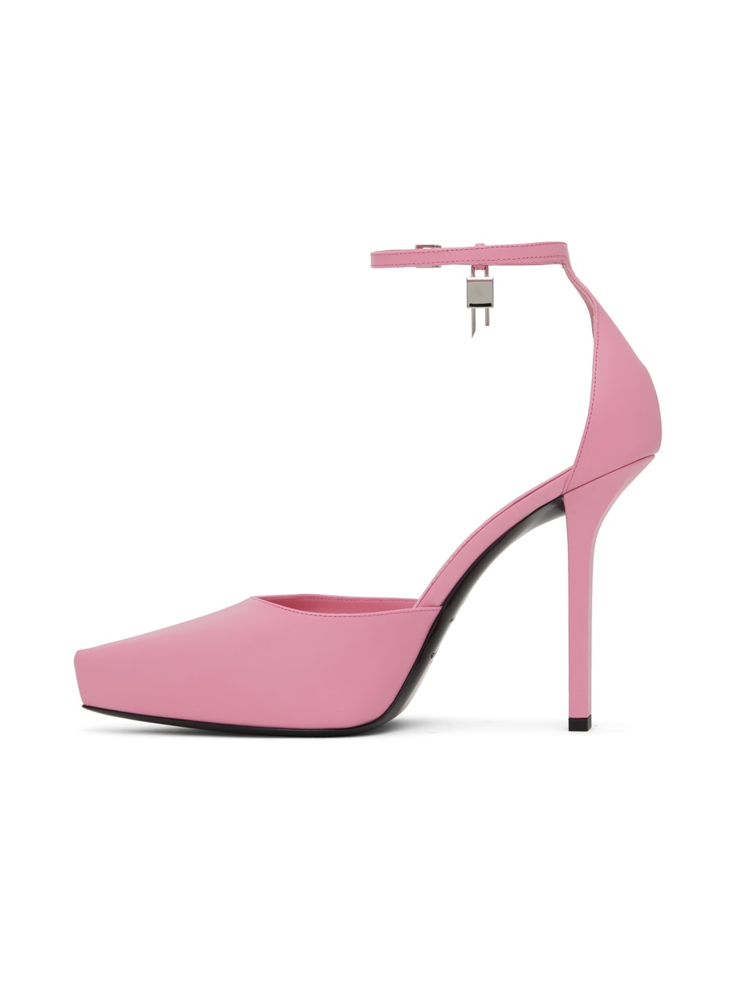 Pink G-Lock Platform Heels - 3