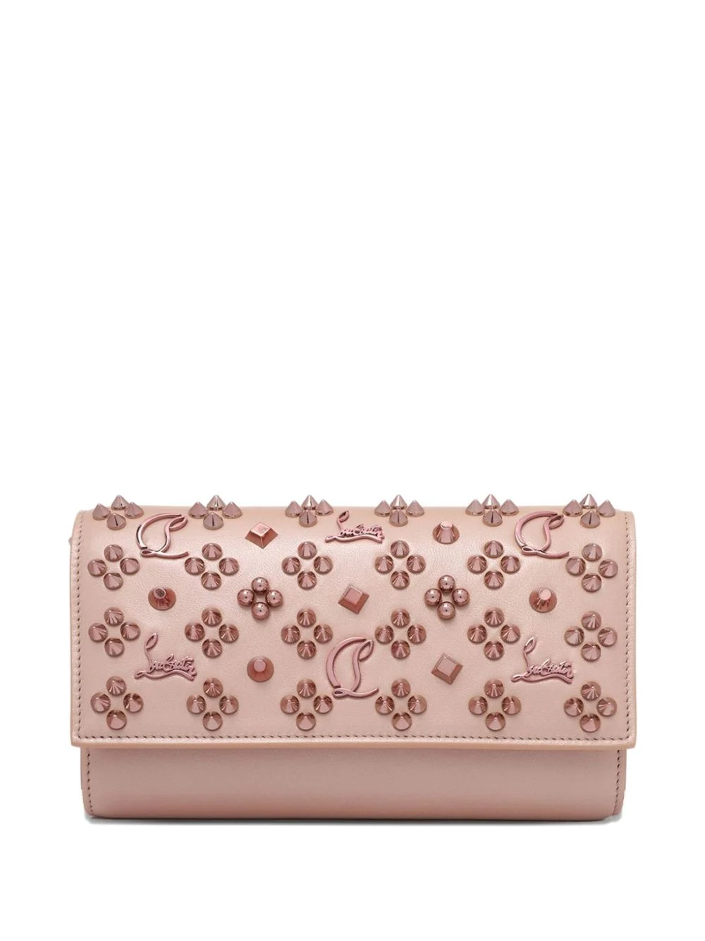 studded leather wallet - 1