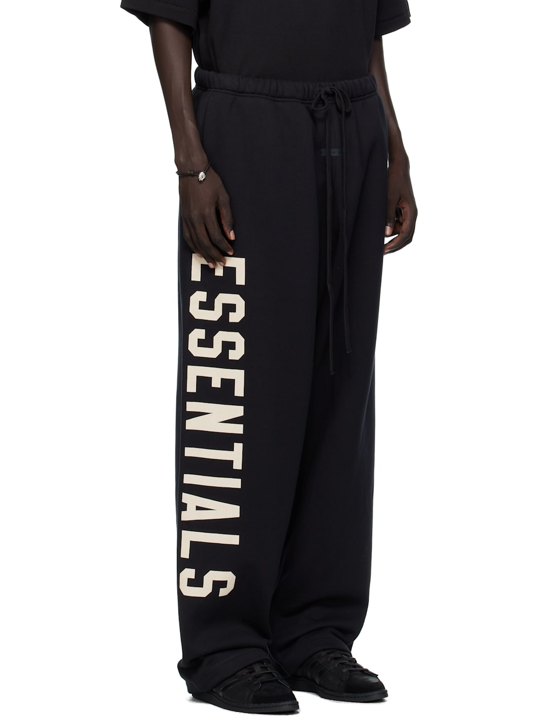 Black Lounge Fleece Sweatpants - 2