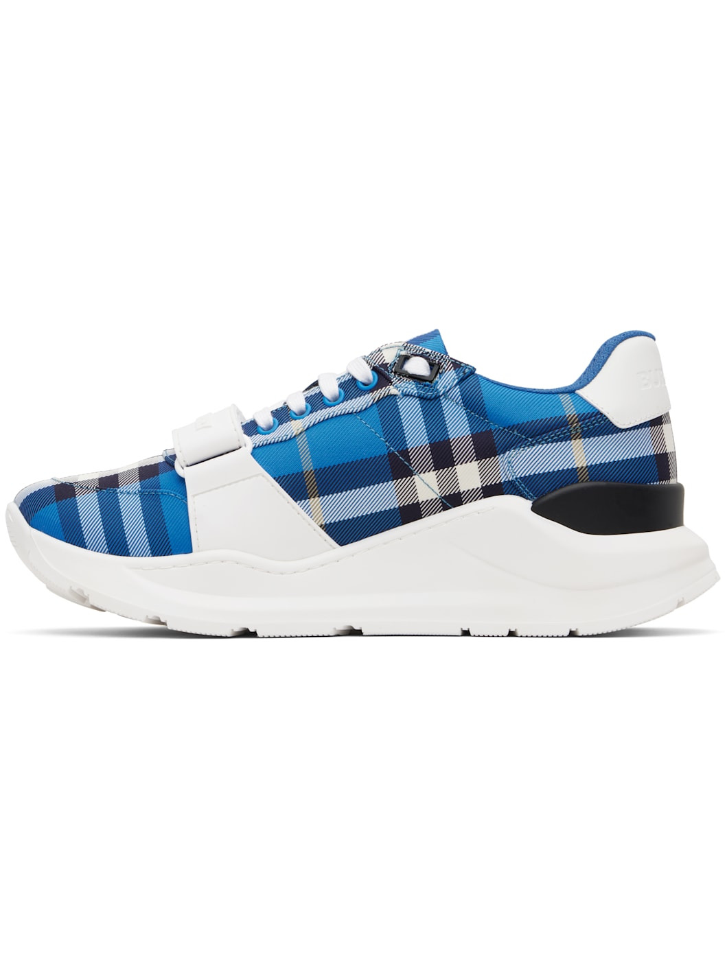 Blue Check Sneakers - 3