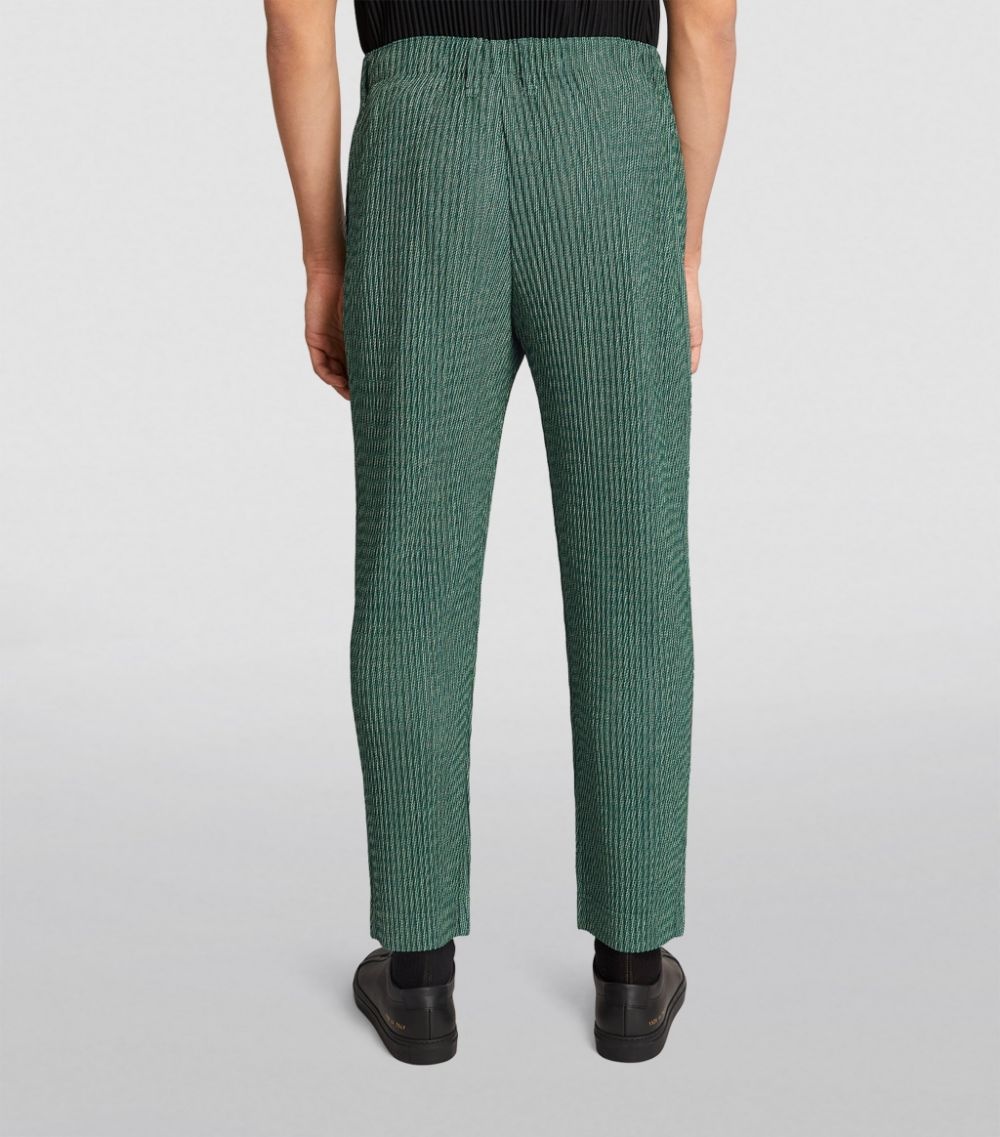 Zipper Chain Pleated Trousers - 4