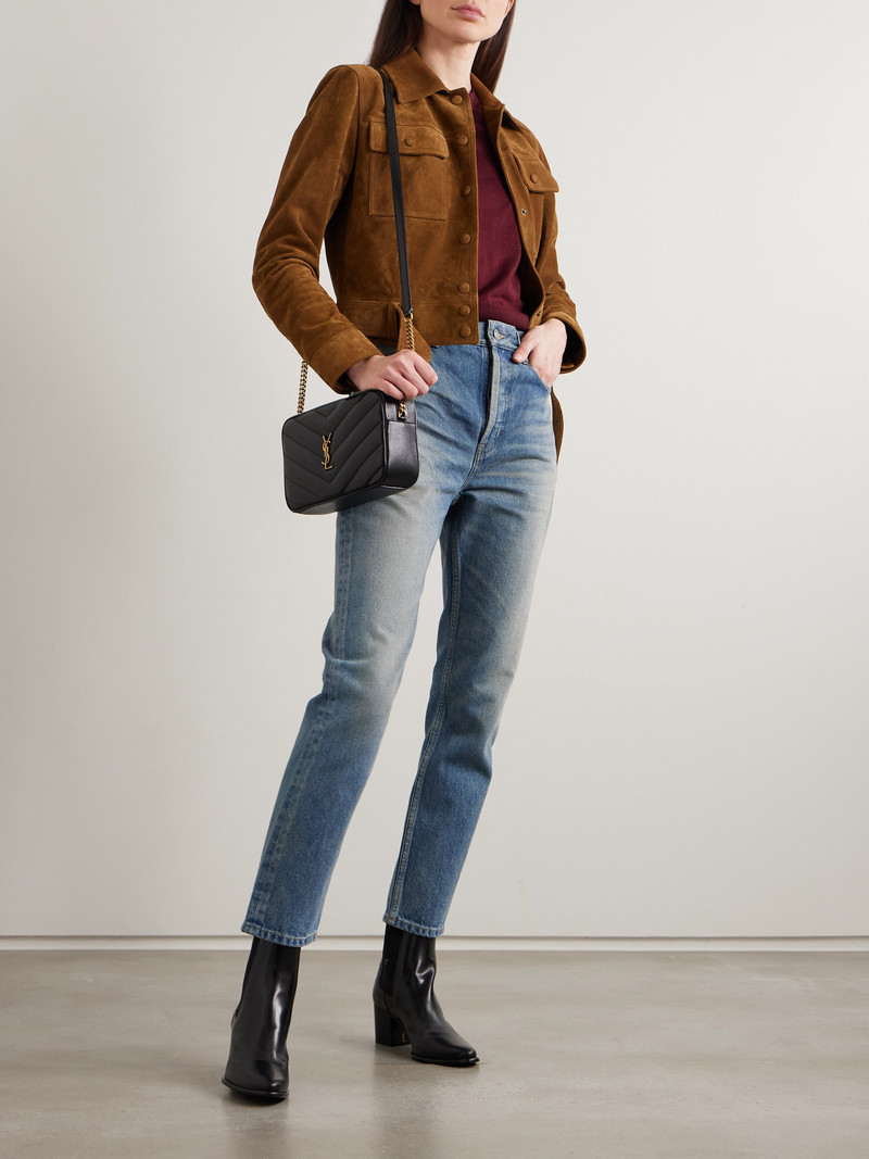 SAINT LAURENT Wool, Cashmere And Silk-blend Top outlook