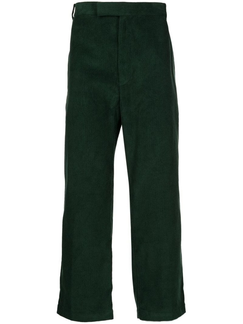RWB-stripe corduroy trousers 1