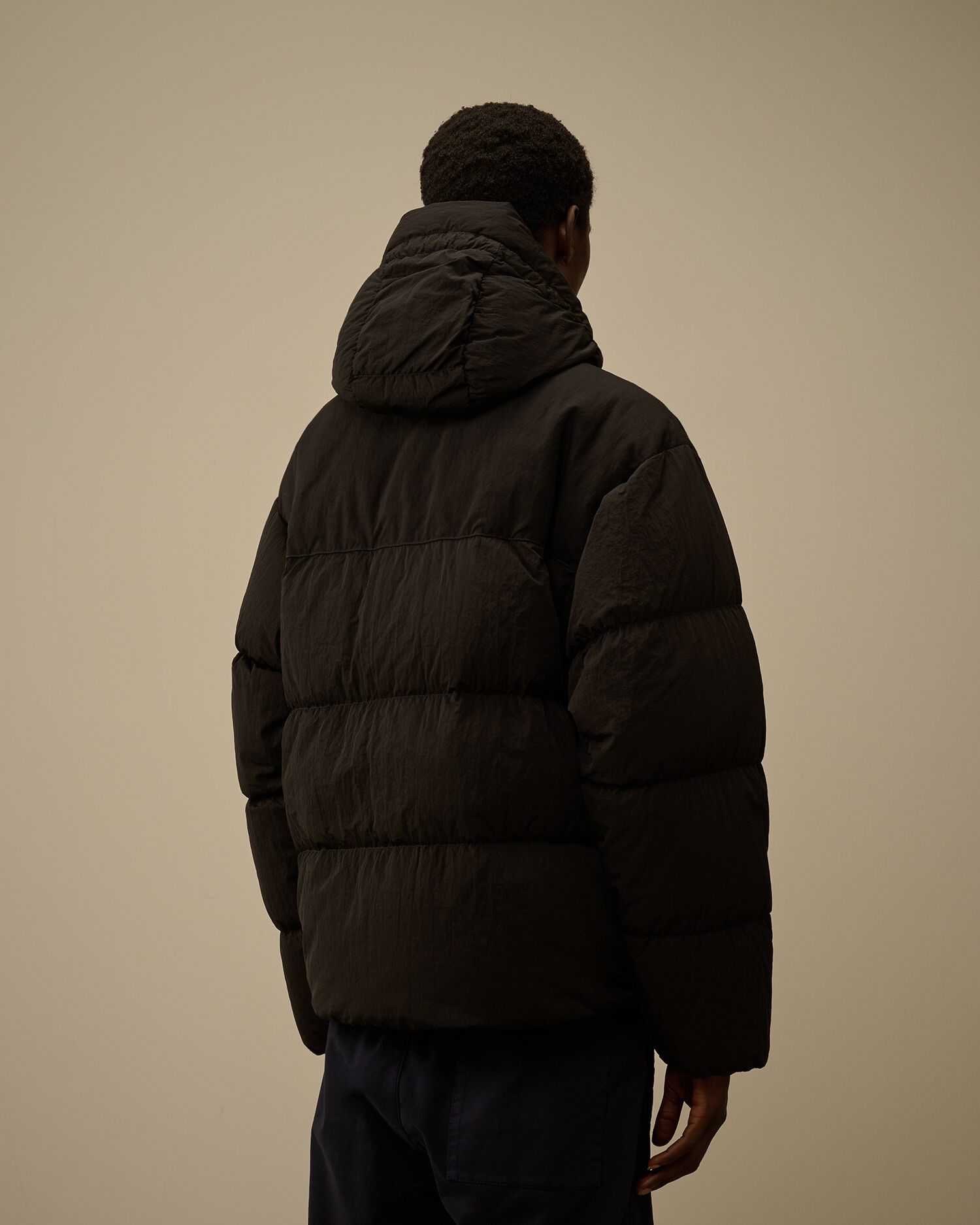 Eco-Chrome R Mixed Hooded Down Jacket - 4
