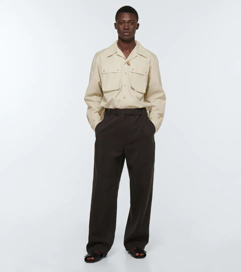 Lemaire Cotton gabardine utility shirt outlook