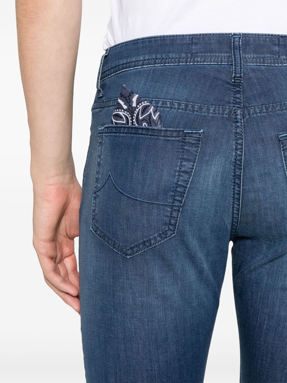JACOB COHEN - Jacob Cohen Men Slim Fit Denim Jeans - 5