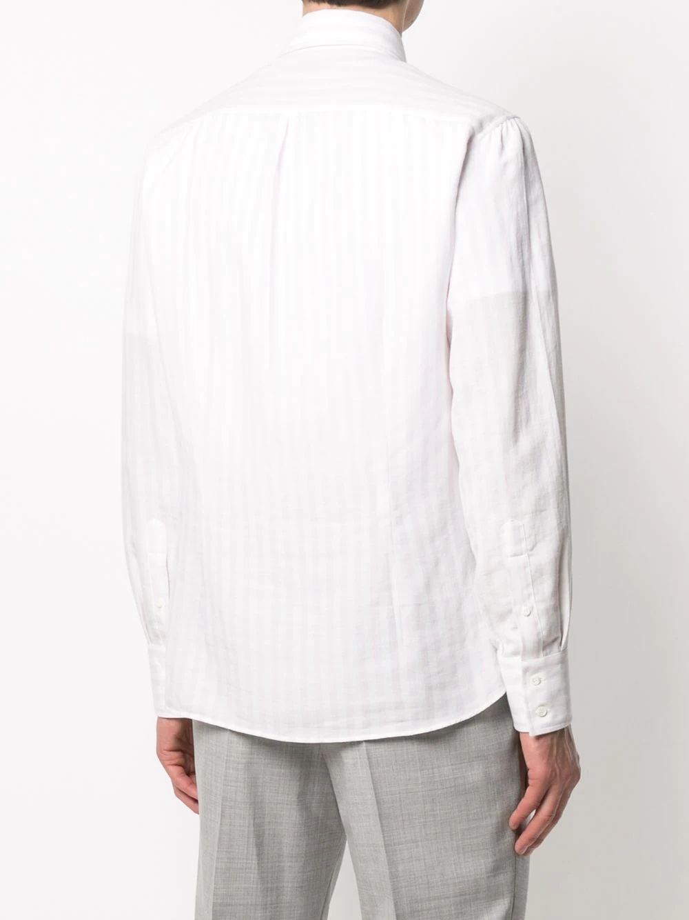striped cotton shirt - 4