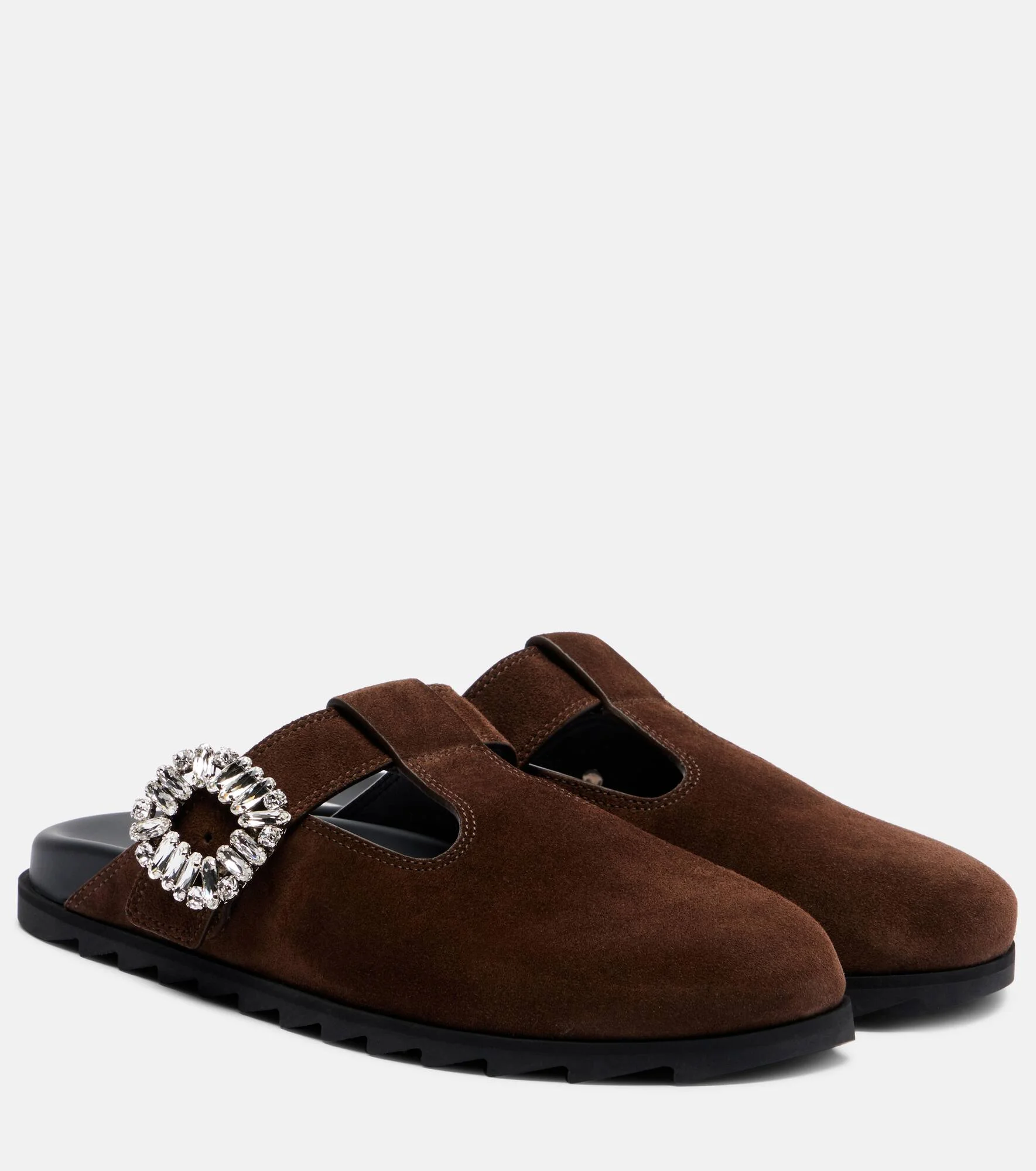 Slidy Viv' suede mules - 1