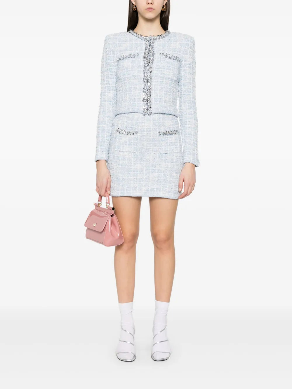 Self-Portrait Women Checked Cardigan - 2