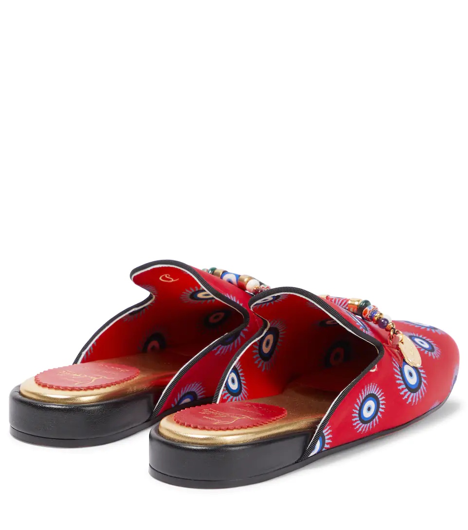 Konstantimule embellished slippers - 3
