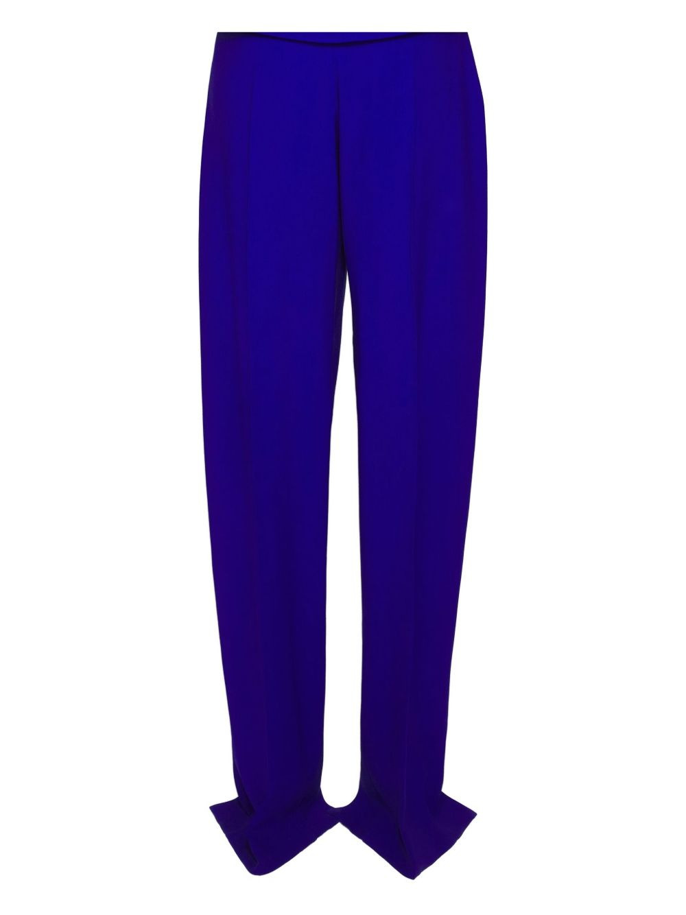 pleated split-hem trousers - 5