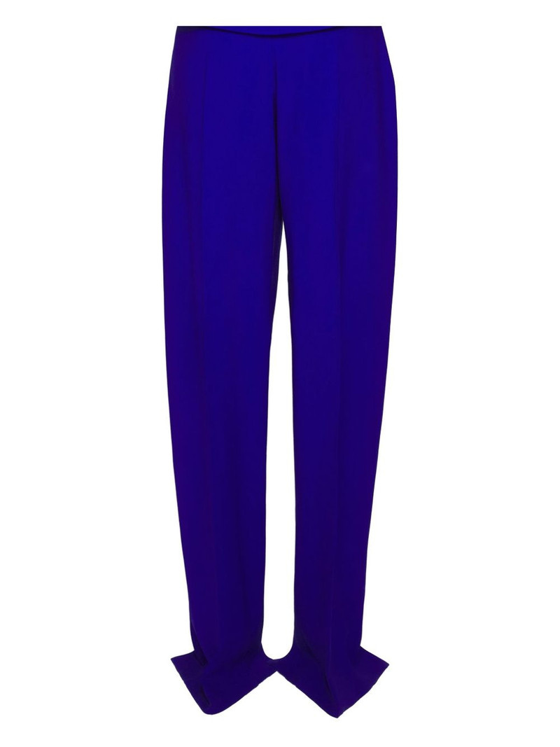 pleated split-hem trousers 5